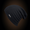 VBND Headwear BLK Slouch Beanie
